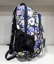 Рюкзак шкільний для дівчинки ортопедичний синій модний на два відділи Dolly 545 розмір 30х39х21 см, фото 3