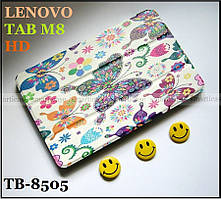Яскравий чохол з метеликами Lenovo Tab M8 HD Tb-8505F Tb-8505X