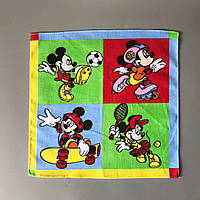 Дитячий носовичок "Міккі і Мінні" (батист) 10 шт.