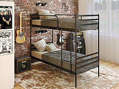 Двоярусне металеве ліжко ОПТИМА ДУО ТМ Метакам