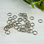 Сполучне кільце срібло 5мм 25шт FSD004, фото 2