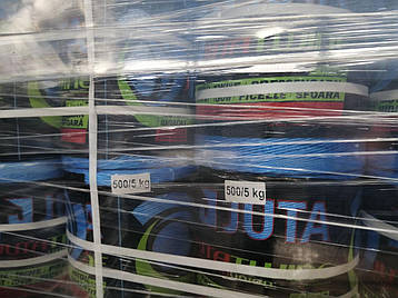 Шпагат сінов'язальний JUTA 500 / Юта ПП 500; 2500 м, 95 кг на розрив з ПДВ - для рулонних тюків, фото 1