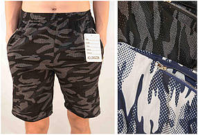 Шорти чоловічі камуфляжні зі змійками на кишенях XL — 5XL Бриджі камуфляж Ao longcom (Чорний колір)