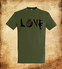 Футболка YOUstyle Love 0324 XXL Army