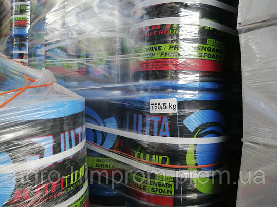 Шпагат для тюкування соломи JUTA 750 / Юта ПП 750; 3750 м, 70 кг на розрив з ПДВ, фото 1