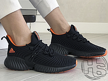 Женские кроссовки Adidas Alphabounce Instinct Black Orange, фото 3