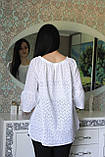Блуза ошатна для вагітних Pregnant Style Luna 44 біла, фото 4