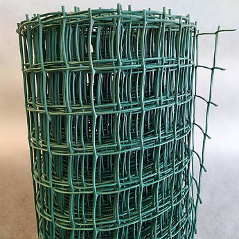 Паркан пластиковий садовий "Клевер" 50x50мм рулон 1м x 20м