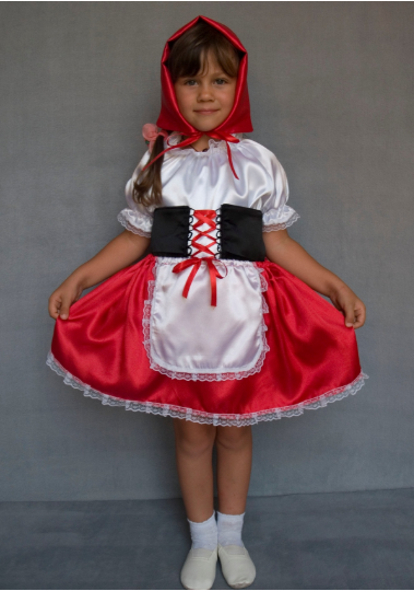 Карнавальний костюм Червона Шапочка для дівчаток від 3 до 6 років