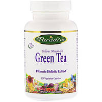 ОРИГІНАЛ!Жирожисник Paradise Herb, екстракт зеленого чаю, 120 рослинних капсул виробництва США