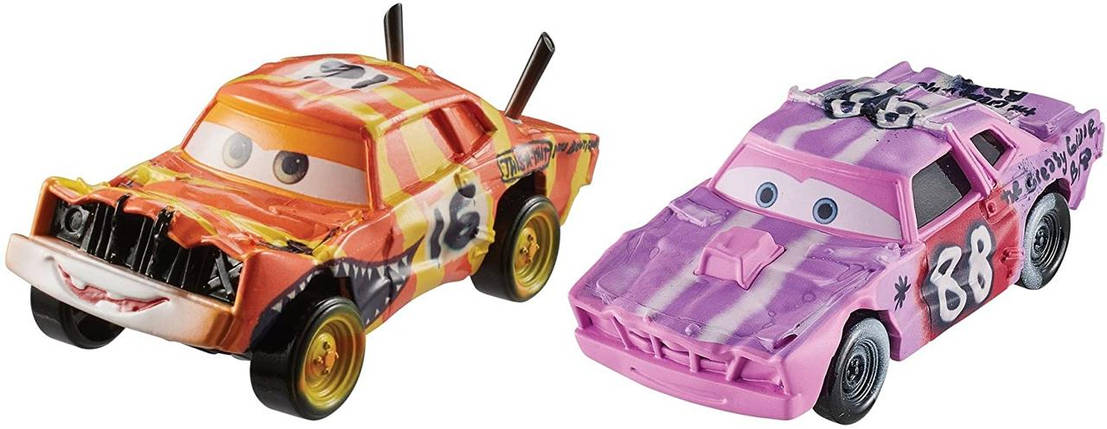 Тачки 3: Тайлгейт і Пушовер (Character Tailgate & Pushover) Disney Pixar Cars від Mattel, фото 2