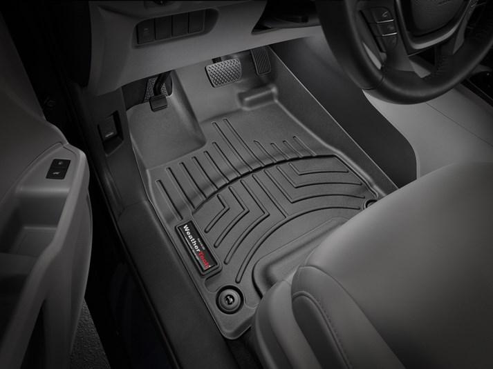 Килими гумові WeatherTech Honda Pilot 2015+ передні чорні