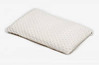 Подушка для новорожденных в детскую кроватку Twins Minky 40х60х6 см., белый