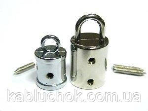 Ручкодержатель діжечку 12*15мм, колір нікель, фото 1