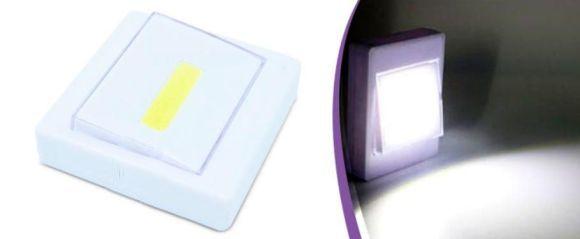 Світлодіодний світильник вимикач на стіну Светильник выключатель LED COB, фото 1