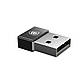 Адаптер перехідник USB на Type-C BASEUS Exquisite (USB 2.0, 480 Mbps, OTG). Black, фото 3