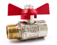 Кран кульовий латунний 1/2" в-н WaterPRO