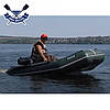 Човен моторний Ладья ЛТ-290МВ тримісний надувний човен пвх під мотор жорсткий пол-книжка + дод кільце для як, фото 5
