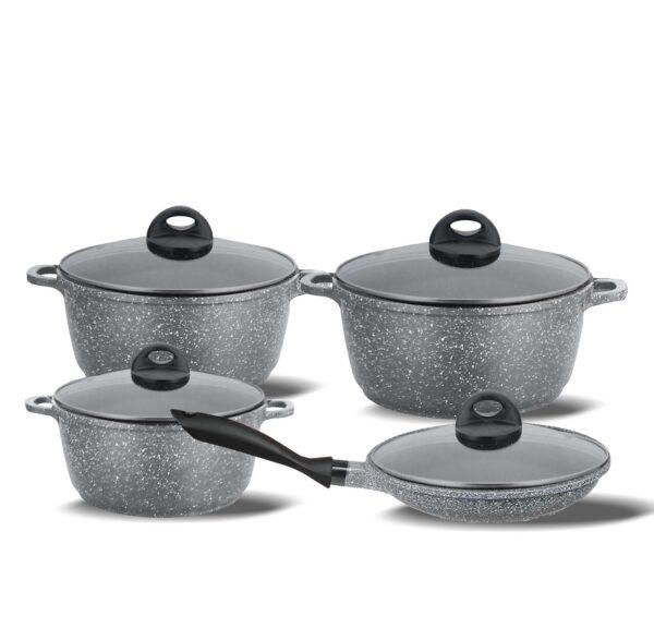 Набір каструль 2,1л 2.2 л 3.2 л 4.2 л BN-325 (2 шт./ясть), фото 1