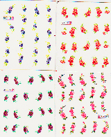 Наклейки для дизайна маникюра 1023
