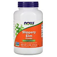 Now Foods, Slippery Elm Powder, Вяз красный 113 г