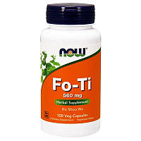 Now Foods, Горец многоцветковый (Fo-Ti, Ho Shou Wu), 560 мг, 100 растительных капсул