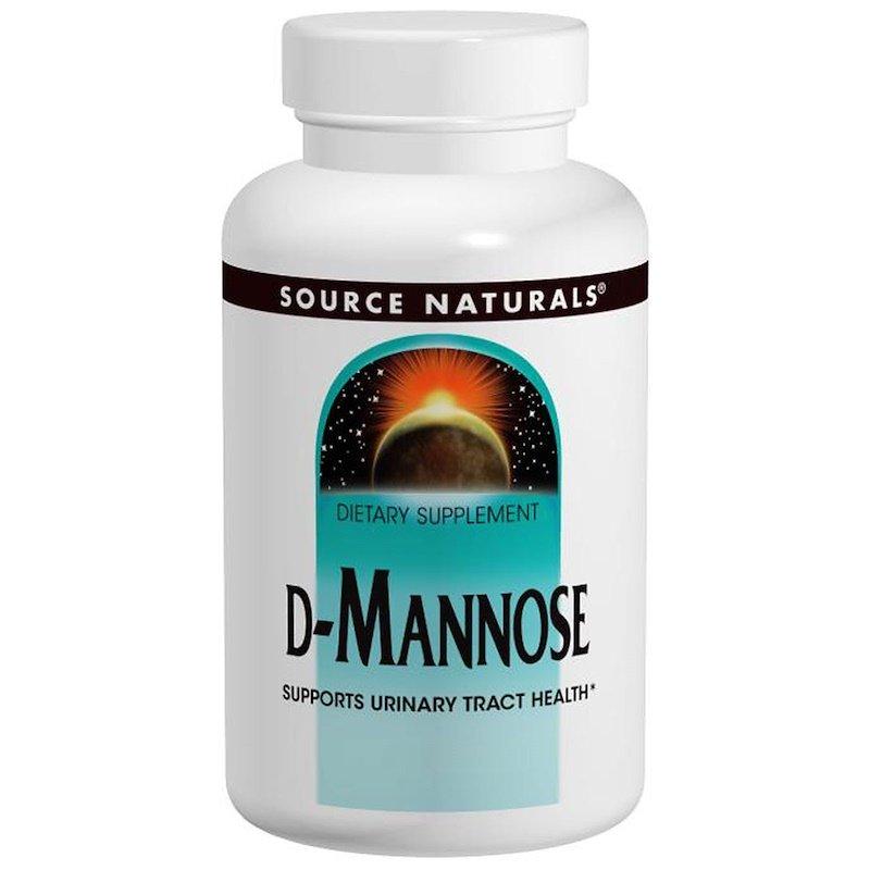 Source Naturals, D-манноза, 500 мг, 60 капсул