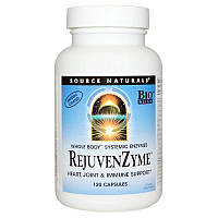 Source Naturals, RejuvenZyme, Панкреатин плюс ферменти Для кісток і суглобів, 120 капсул