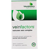 FutureBiotics, VeinFactors, противарокозний комплекс, 90 вегетаріанських капсул