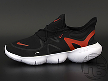 Чоловічі кросівки Nike Free RN 5.0 Black White Red AQ1289-009, фото 4