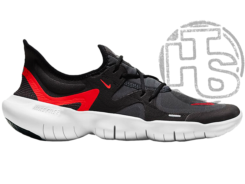 Чоловічі кросівки Nike Free RN 5.0 Black White Red AQ1289-009