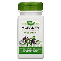 Nature's Way, Alfalfa, Люцерна, 1215 мг, 100 веганських капсул