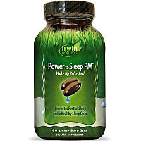 Irwin Naturals, Power to Sleep PM, засіб для спокійного сну 60 капсул с жидкостью