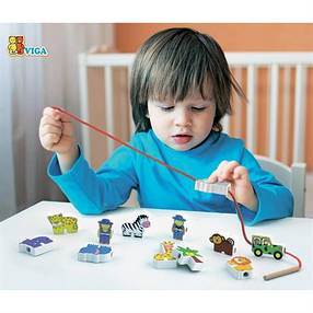 Шнурівка Viga Toys "Ферма" (59548), фото 2