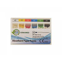 Абсорбуючі паперові штифти 04 конус, 60 шт. Cerkamed