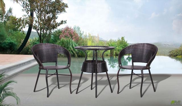 Крісло Catalina ротанг в інтер'єрі тераси