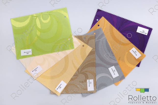 Тканинні ролети відкритого типу з тканини "Фестиваль", ціна за 0,5 м.кв, фото 2
