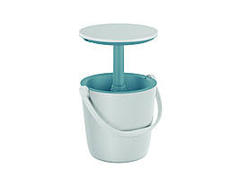 Стіл-скриня Go Bar пластик Кремовий, Ø 38х37-60 см  (Time Eco TM)