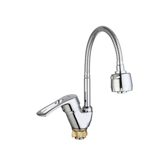 Змішувач ZEGOR кухня бічна гнучка пружина YUB-E181