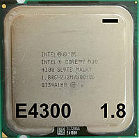 Процессор Intel Core 2 Duo E4300 SL9TB, SLA5G 1.80GHz 2M Cache 800 MHz FSB Socket 775 Б/У МИНУС