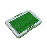 Лоток для собак з травою Puppy Potty Trainer Pad зелений, фото 2