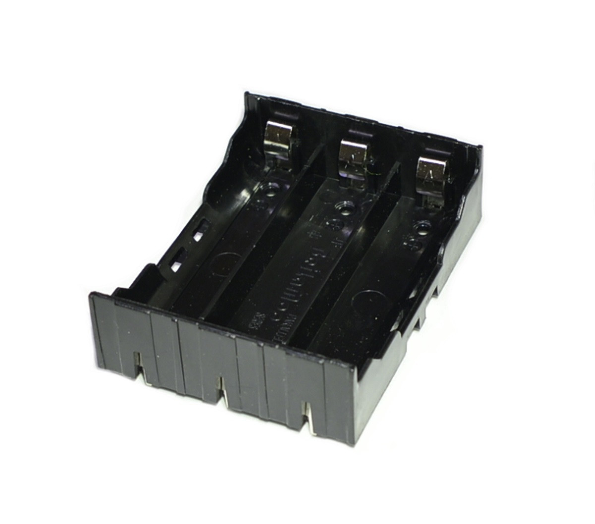 Тримач акумулятора 18650*3шт, контакт-пластина, Китай, фото 1