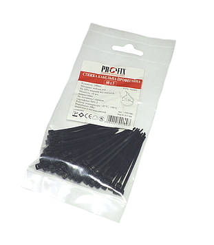 Стяжка нейлонова (хомут) 60х3.0мм чорна, ProFix, 8-0201Bk, / 100шт