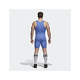 Трико костюм для важкої атлетики чоловіче Adidas PowerLiftSuit (Адідас) M, Синій, фото 3