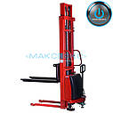 Електричний Штабелер гідравлічний несамохідний Vulkan SDYG-1535, фото 2
