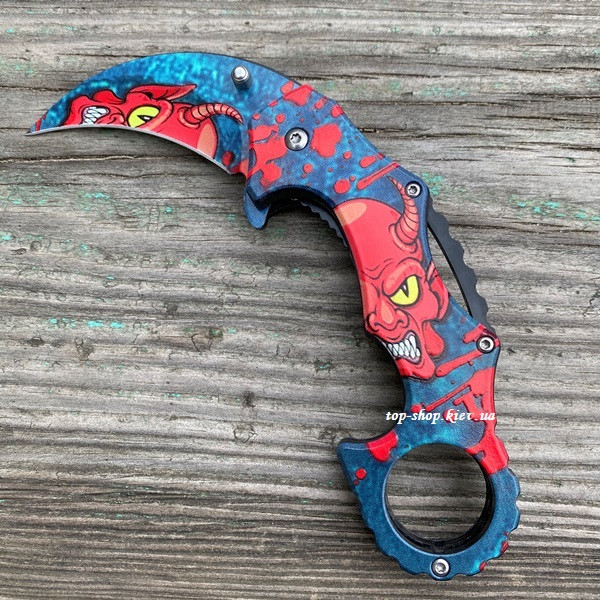 Ніж Керамбит складаний Демон SOG Karambit для самооборони або туризму