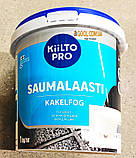 Затирка для швів плитки Kiilto Pro Saumalaasti колір жовтий No 14 відро 1 кг., фото 2