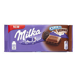 Milka Choco Oreo Молочний шоколад із шоколадною начинкою та печивом Oreo 100g