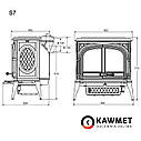 Чавунна піч KAWMET Premium S7 (11,3 kW), фото 4