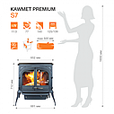 Чавунна піч KAWMET Premium S7 (11,3 kW), фото 2